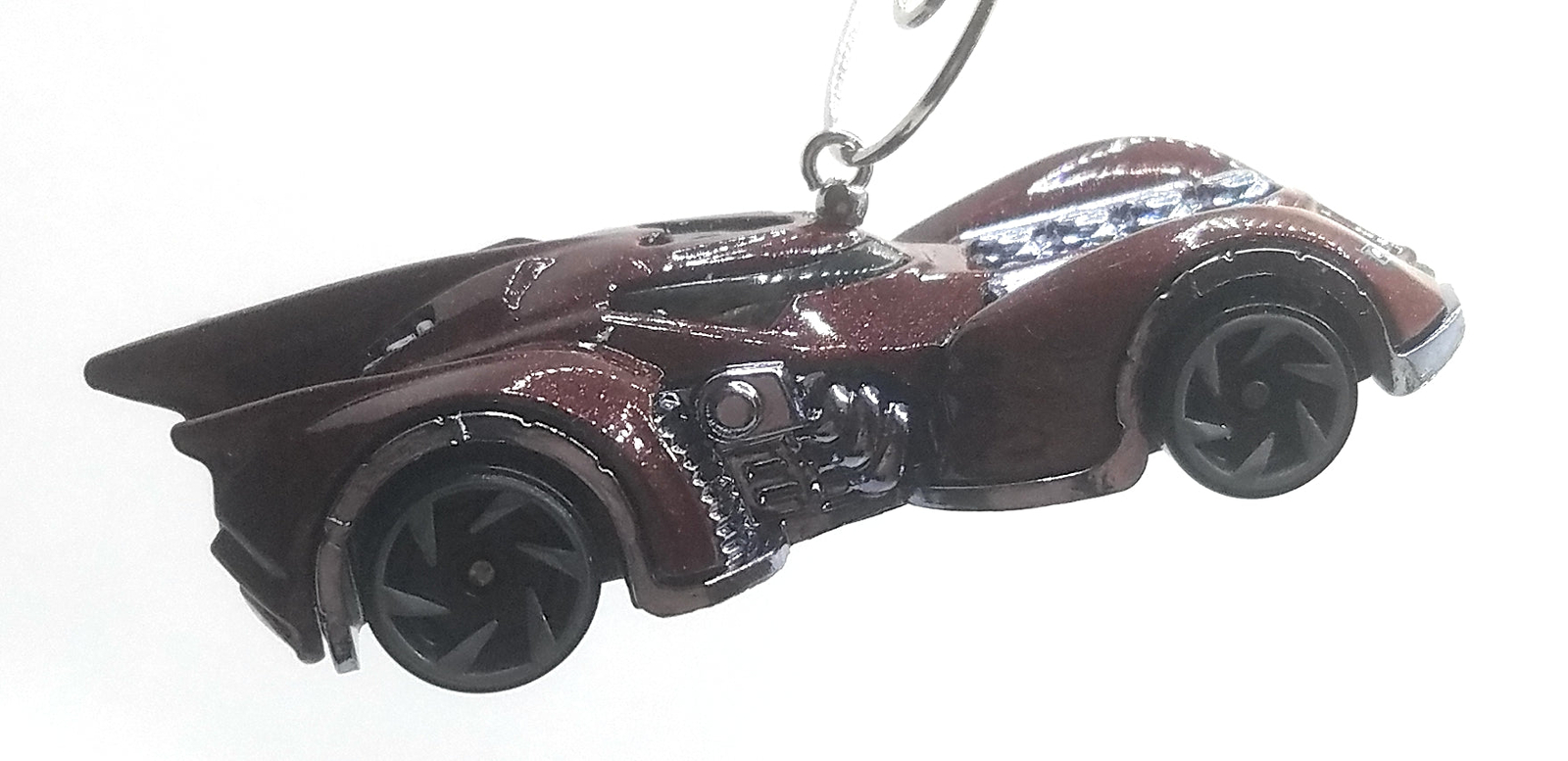 Christmas Ornament for Batmobile Arkham Asylum Maroon Black gallery