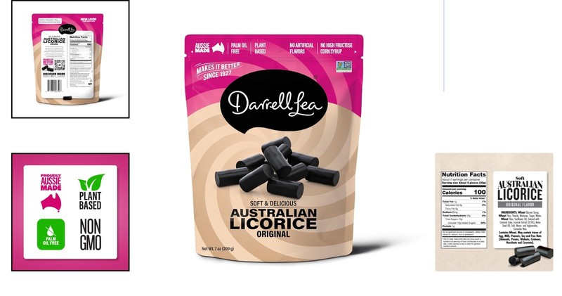 Soft Australian Licorice - Non-GMO & Palm Oil Free, 7oz Pack of Chewy Delight gallery