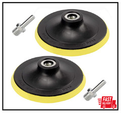 2 Pack 5 Inch Hook and Loop Backing Pad Sanding Holder Polishing Backer Plate