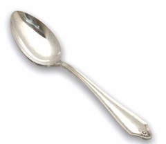Oneida Silverplate Teaspoon Georgian Glossy Flatware Silverware 6in