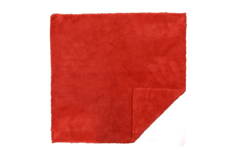 6pcs Microfiber Towel Edgeless Scratch Free Cleaning Clothes 16"x16" Red gallery