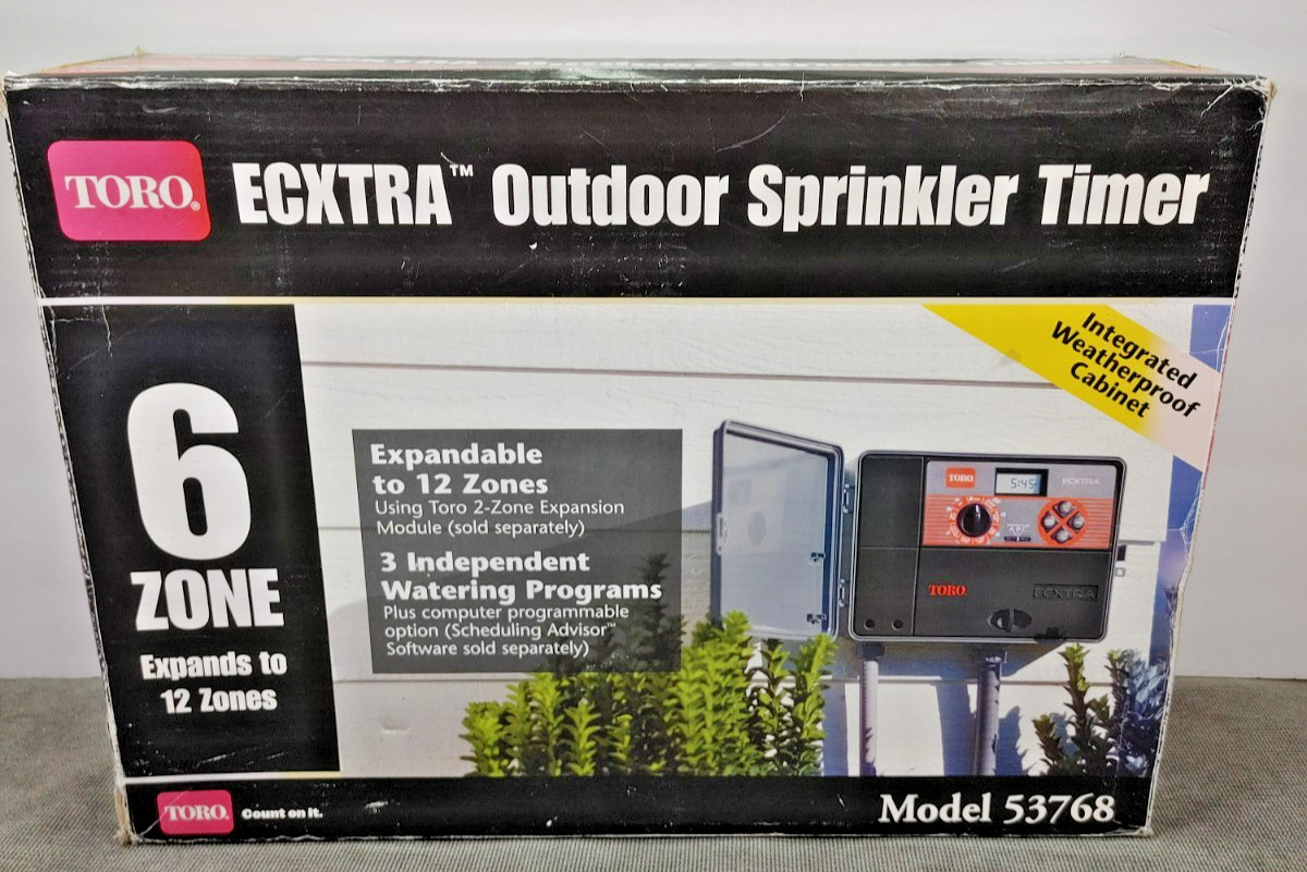 Toro ECXTRA 53768 Outdoor Sprinkler Timer Irrigation 6 Zone Upgraded To 12 gallery