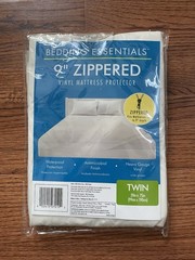 Bedding Essentials 9″ Zippered Vinyl Mattress Protector Twin 39in x 75in
