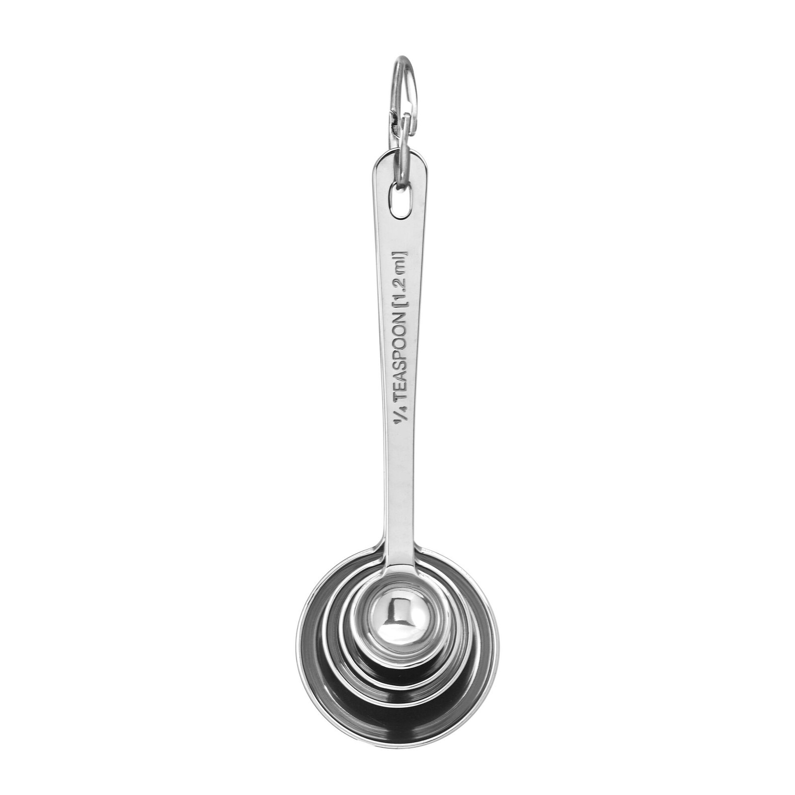 Amco Stainless Steel Measuring Spoons - 1/4 Tsp, 1/2 Tsp, 1 Tsp, 1 Tbsp gallery