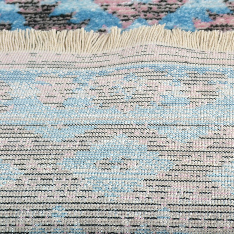 Machine Woven Crossweave Polyester 2'6''x9'10'' Runner Area Rug Oriental Brown gallery