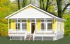 28x36 House -- 2 Bedroom 2 Bath -- 1,008 sq ft -- PDF Floor Plan -- Model 3E gallery