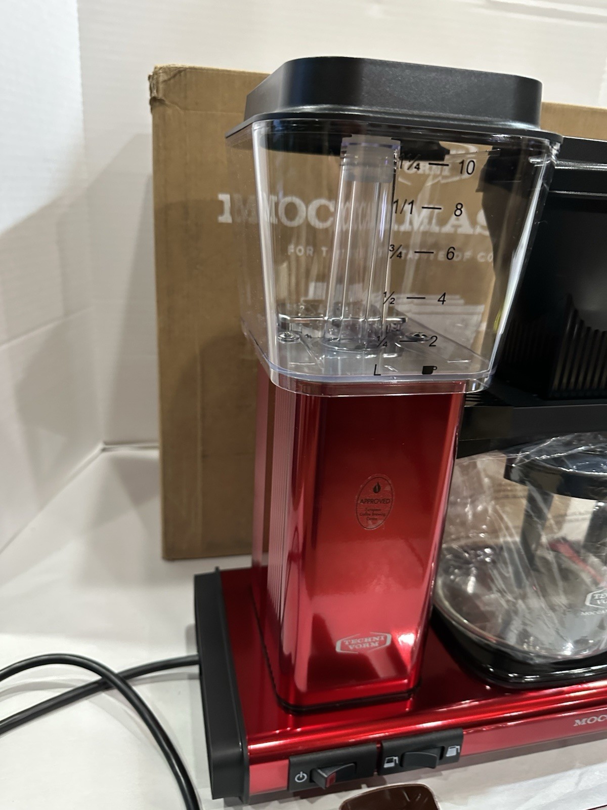 Technivorm Moccamaster KBGV 53944 Candy Apple Red Coffee Maker Brewer imperfect gallery
