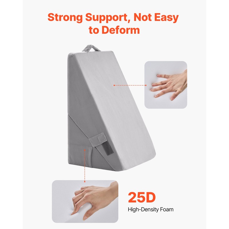 Orthopedic Bed Wedge Pillow Adjustable Washable for Back Leg Neck Sleeping gallery