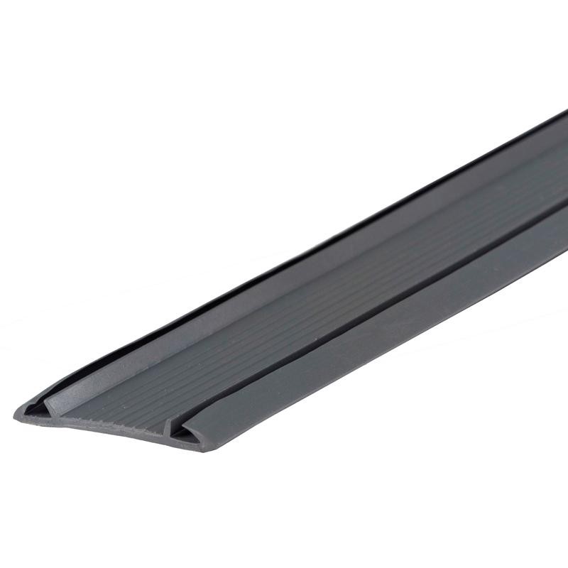 M-D Gray Vinyl Threshold Insert For Low Thresholds 36 in. L X 5/8 in. T