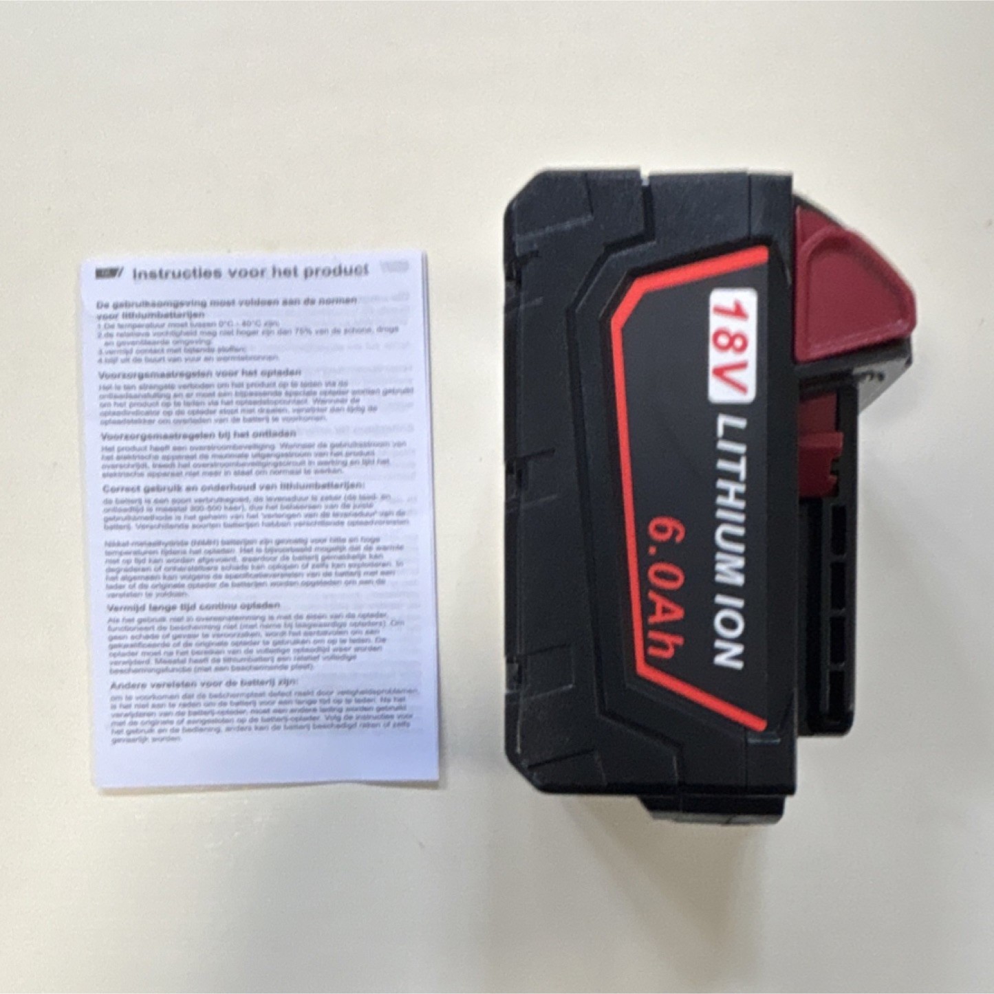 Milwaukee Tool Compatible Power 18V Lithium-Ion 6.0Ah Battery New gallery