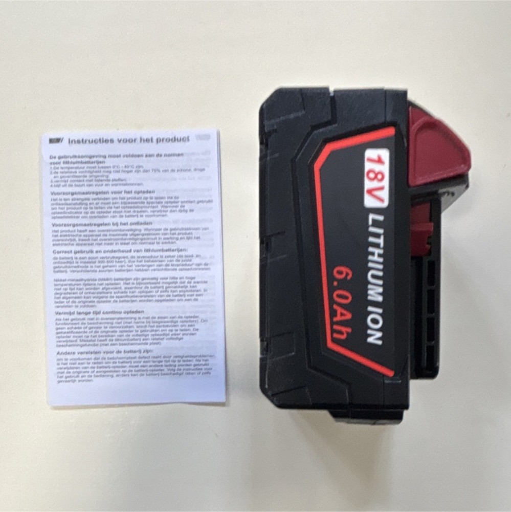 Milwaukee Tool Compatible Power 18V Lithium-Ion 6.0Ah Battery New