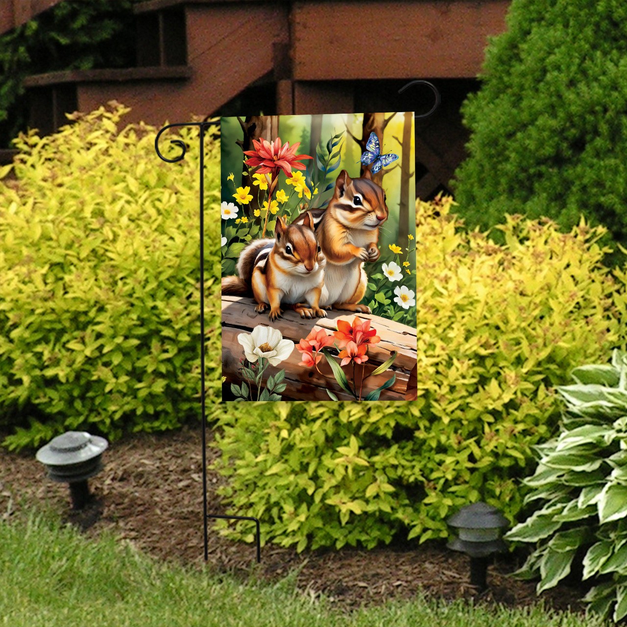 Briarwood Lane Chipmunks Garden Flag gallery