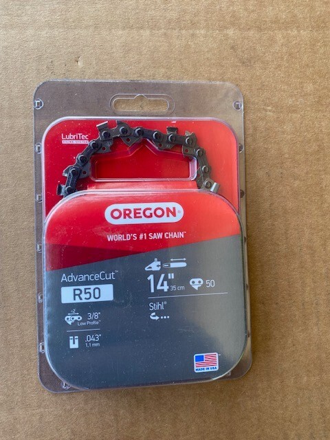 Oregon R-50 Replacement Chainsaw Chain 14in Stihl 3/8 .043 AdvanceCut (NEW)