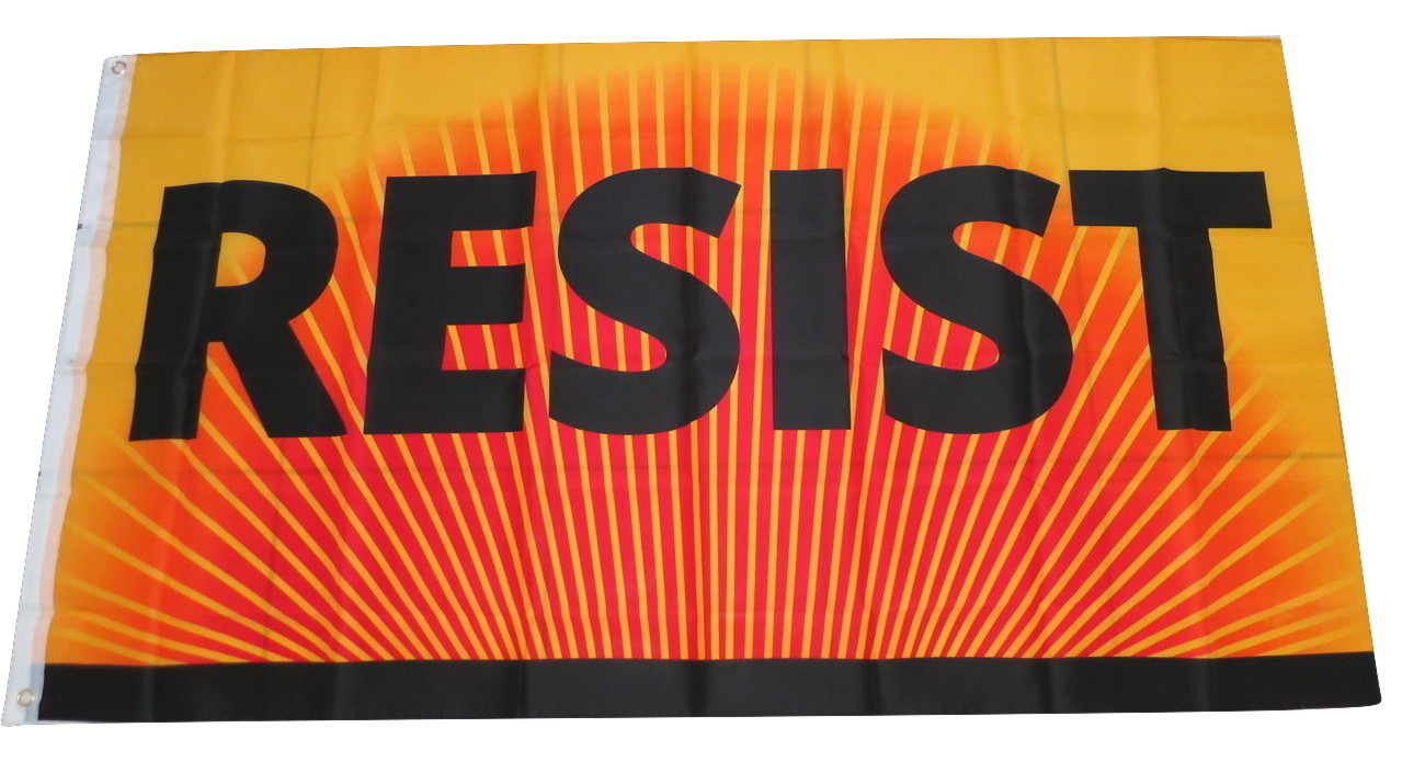 Resist 3x5 Feet Banner Protest Flag gallery