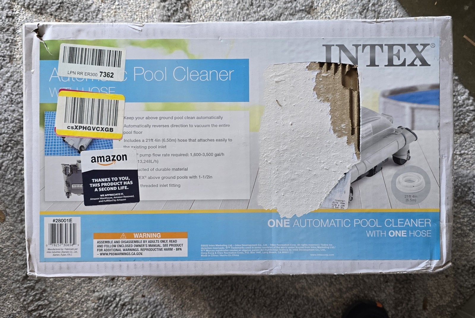 Intex 28001E Swimming Pool Automatic Vacuum Cleaner gallery