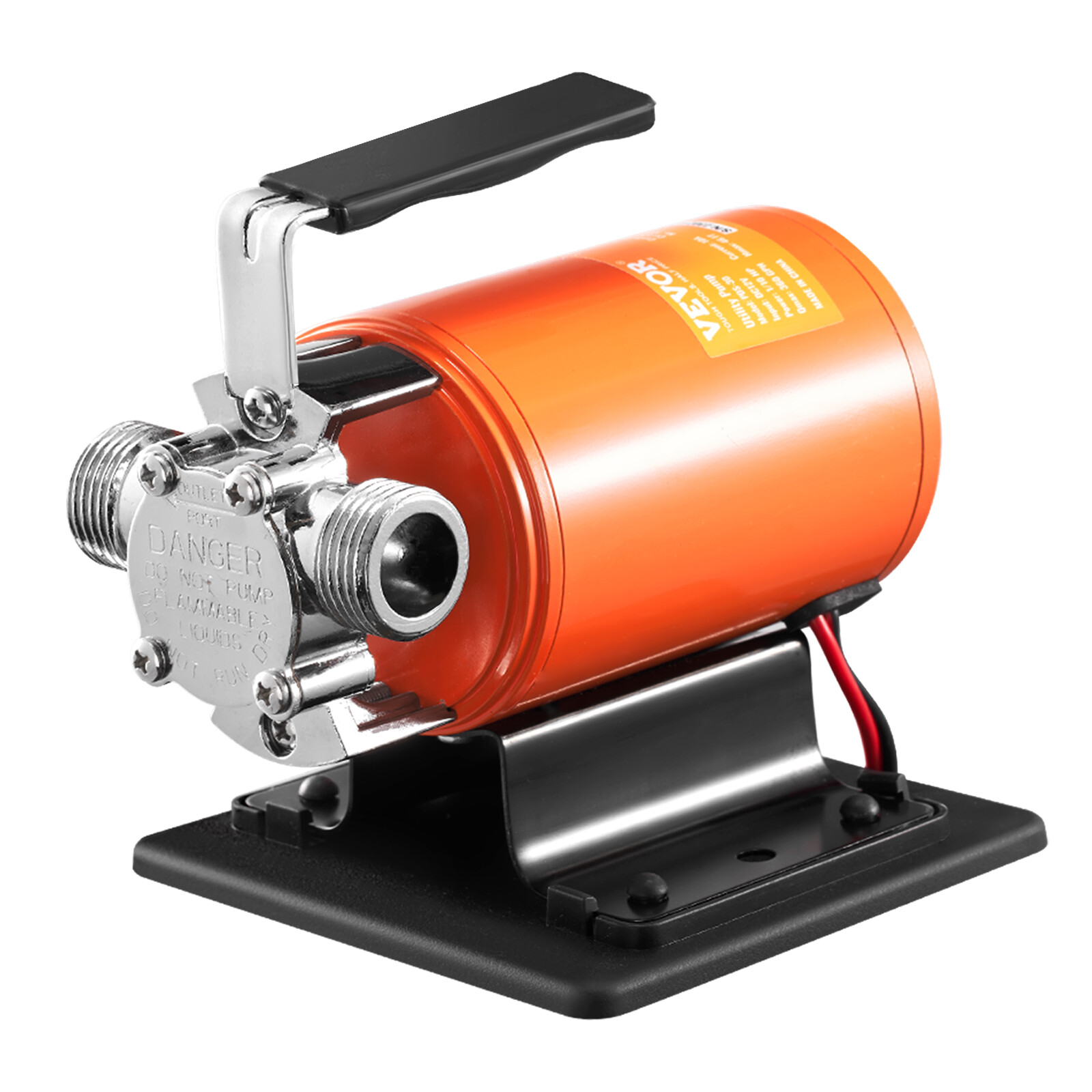 VEVOR Water Transfer Removal Pump Portable Utility Pump 12V 360 GPH 1/10 HP Hose gallery