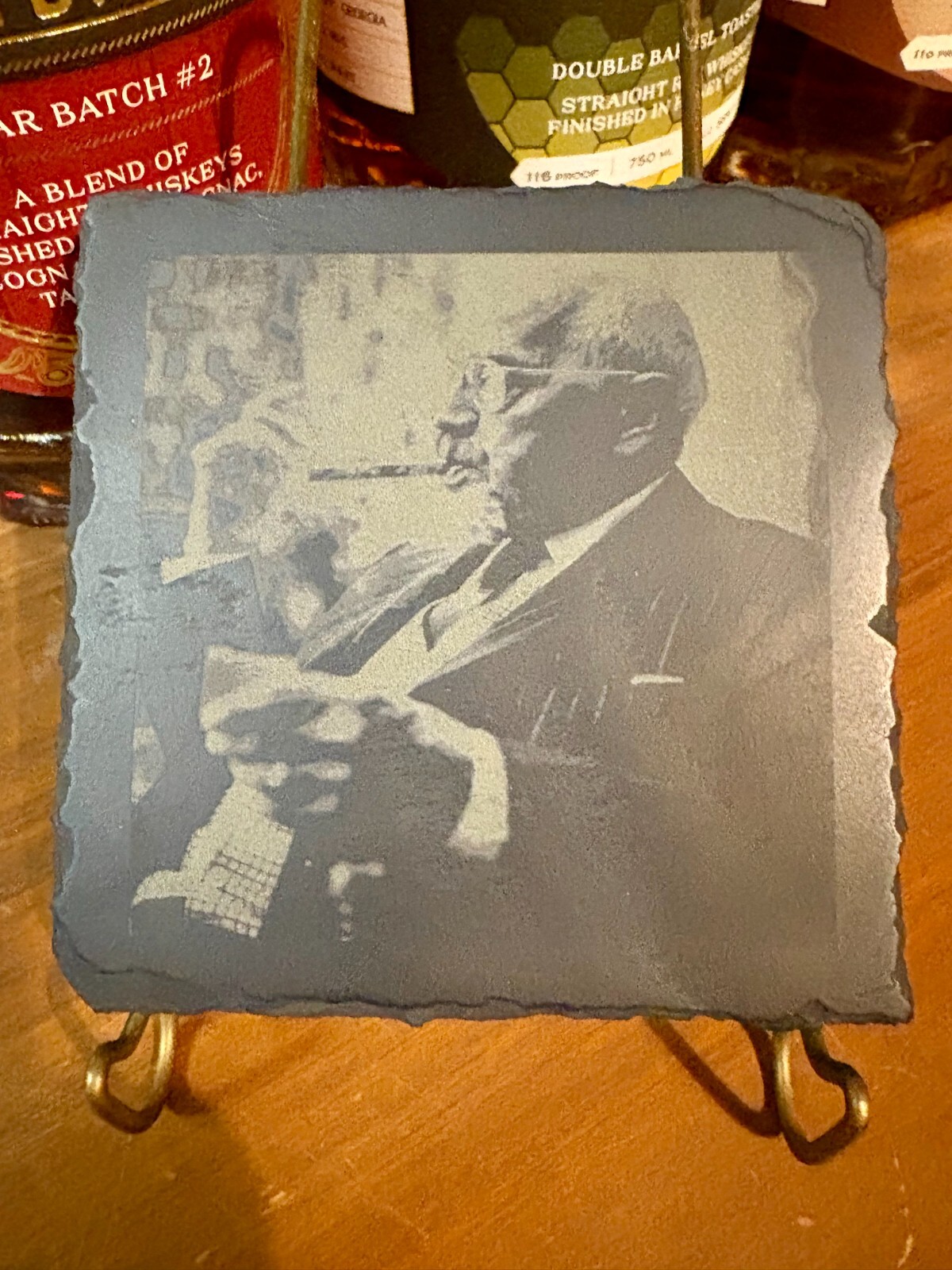 BOURBON WHISKEY THEMED SLATE COASTERS gallery