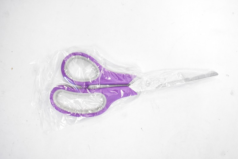 Amazon Basics Multipurpose Scissors 3-Pack Green Purple Gray Stainless Steel gallery