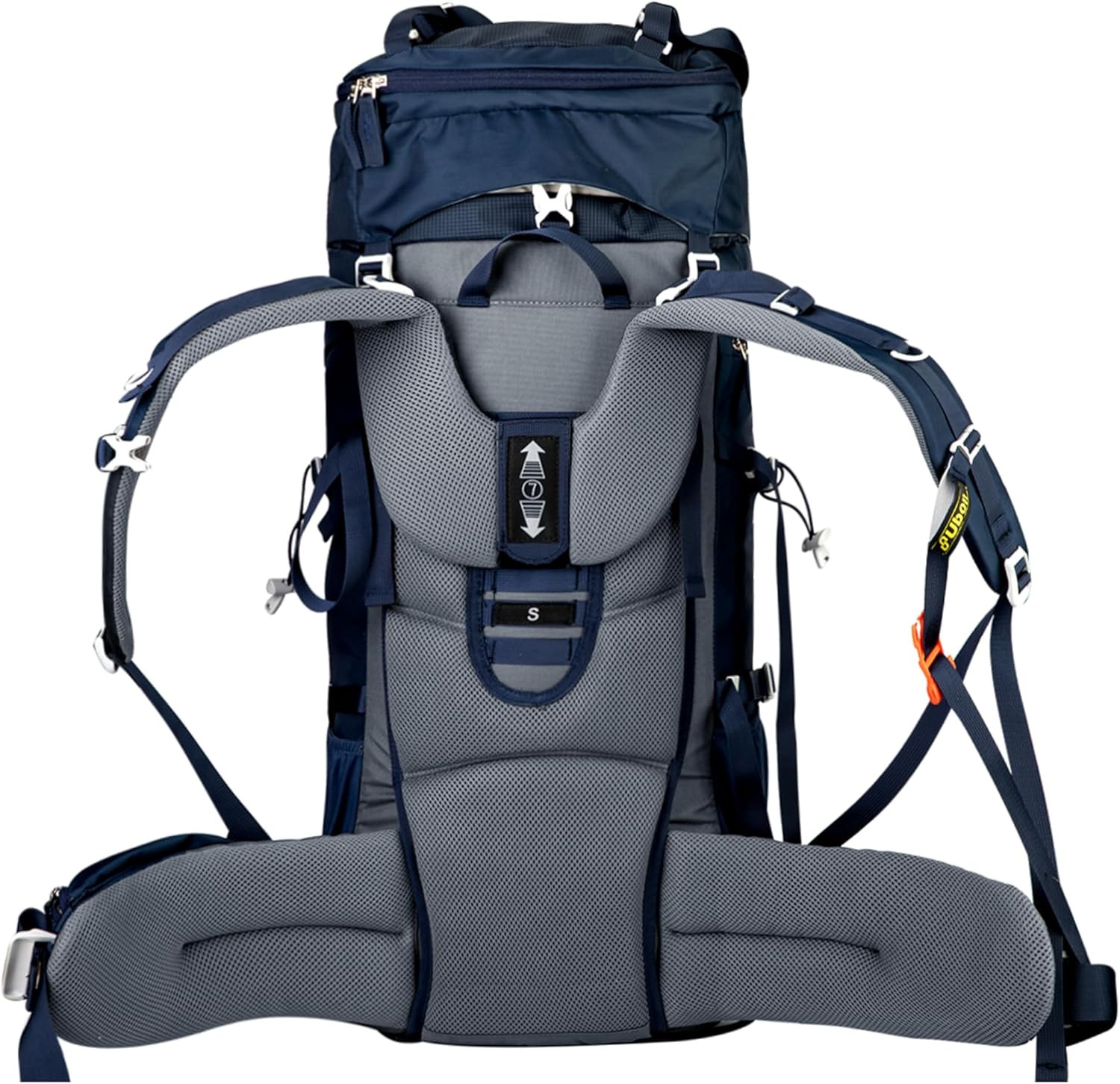 60L Internal Frame Hiking Backpack Waterproof Camping Backpack with Rain Cover 3