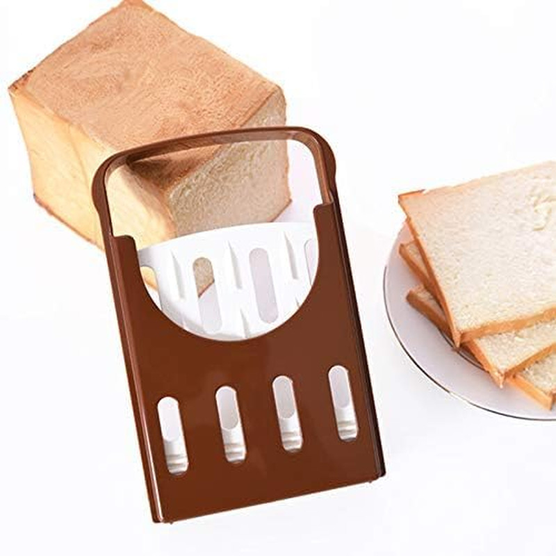 , Foldable Compact Bread Slicing Guide - Bake Slicer Cutter for Homemade Bread, gallery
