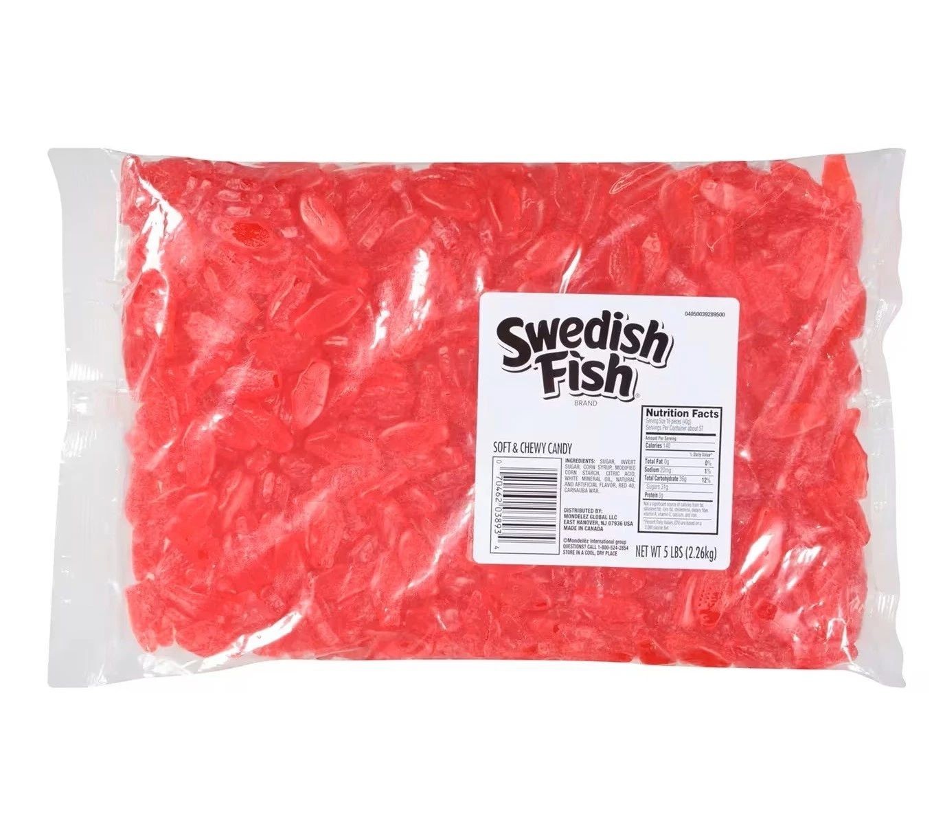 Swedish Fish Red Soft & Chewy Candy 5 lbs. Bulk 375 Pcs. gallery