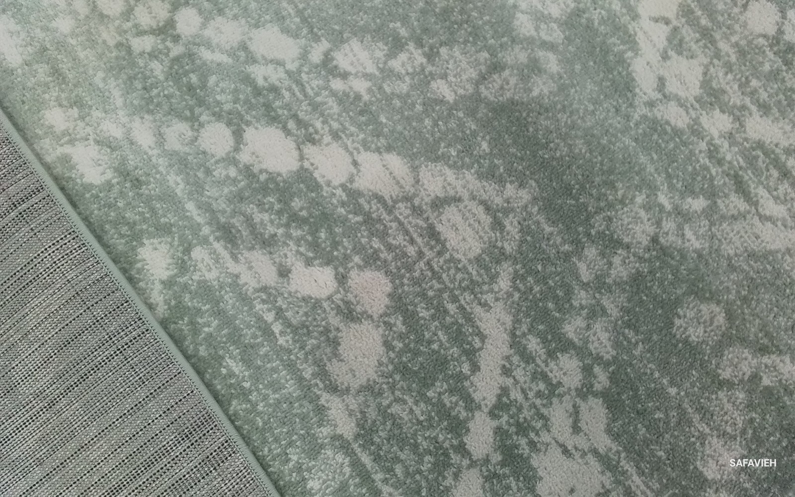 GREEN / IVORY 9'-0" x 12'-0" Back Stain Rug, Reduced Price 1172797734 ADR131Y-9 gallery