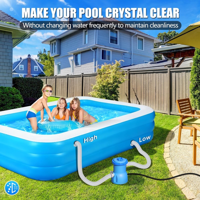 300GPH Pool Filter Pump Above Ground With GFCI Safe Water Circulation System gallery