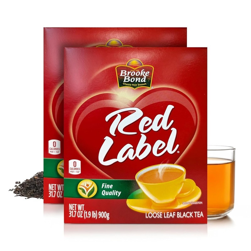Red Label Loose Tea 900g x2 | Authentic Indian Black Tea, Rich & Aromatic gallery