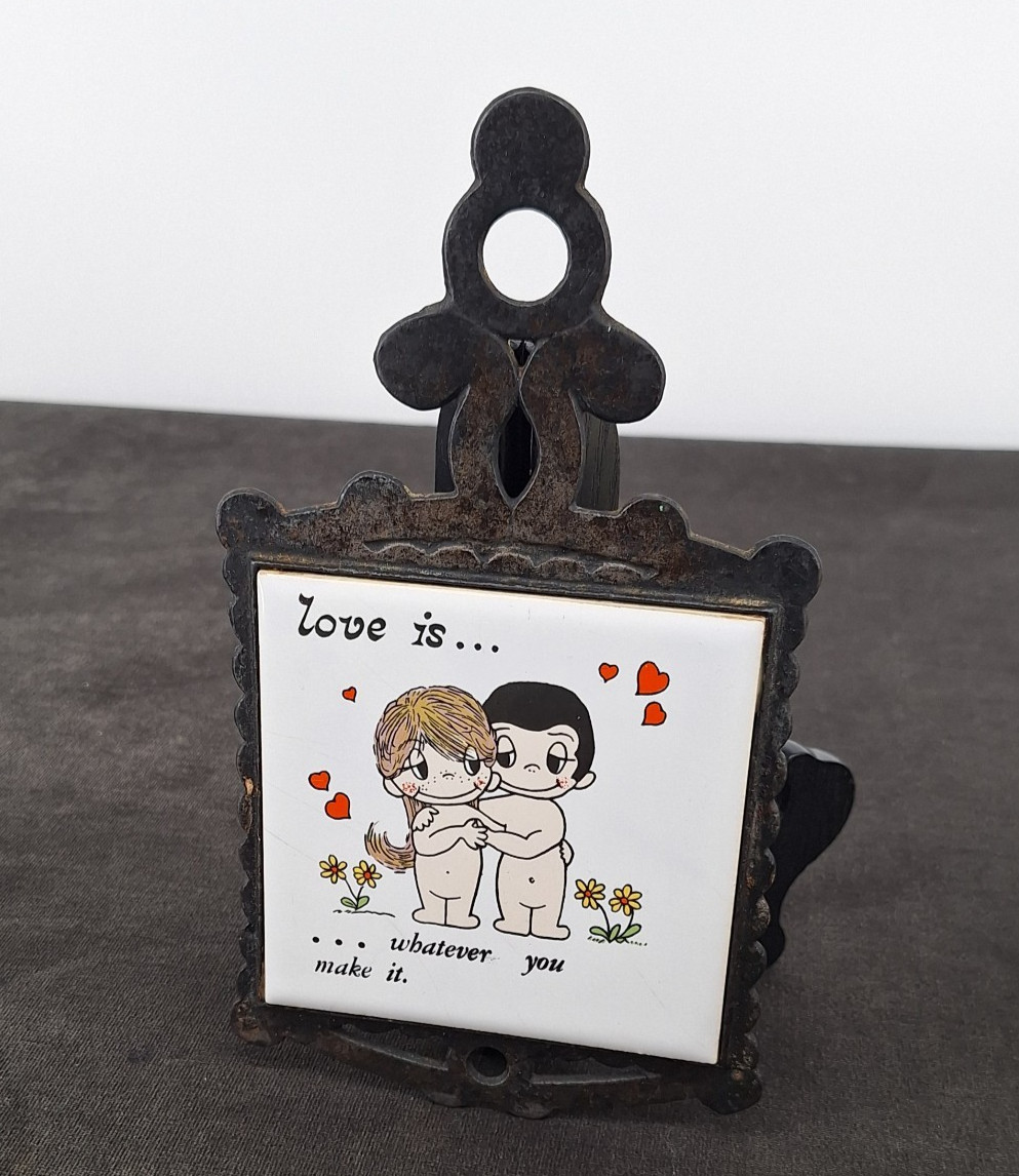 Love Is ... Whatever You Make It Ceramic Tile Trivet Wall 9.5 in gallery