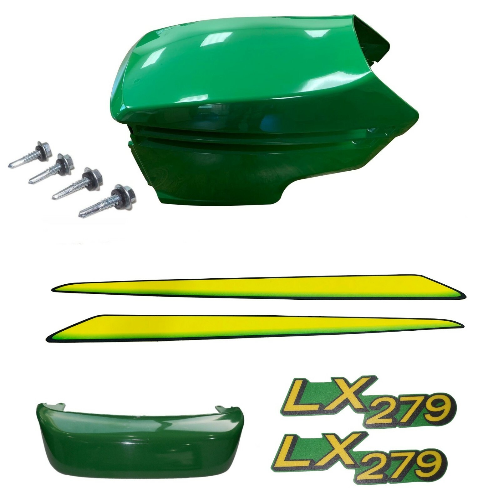 New Upper & Lower Hood/Bumper/LH&RH Stickers Fits John Deere LX279 LOW S/N gallery