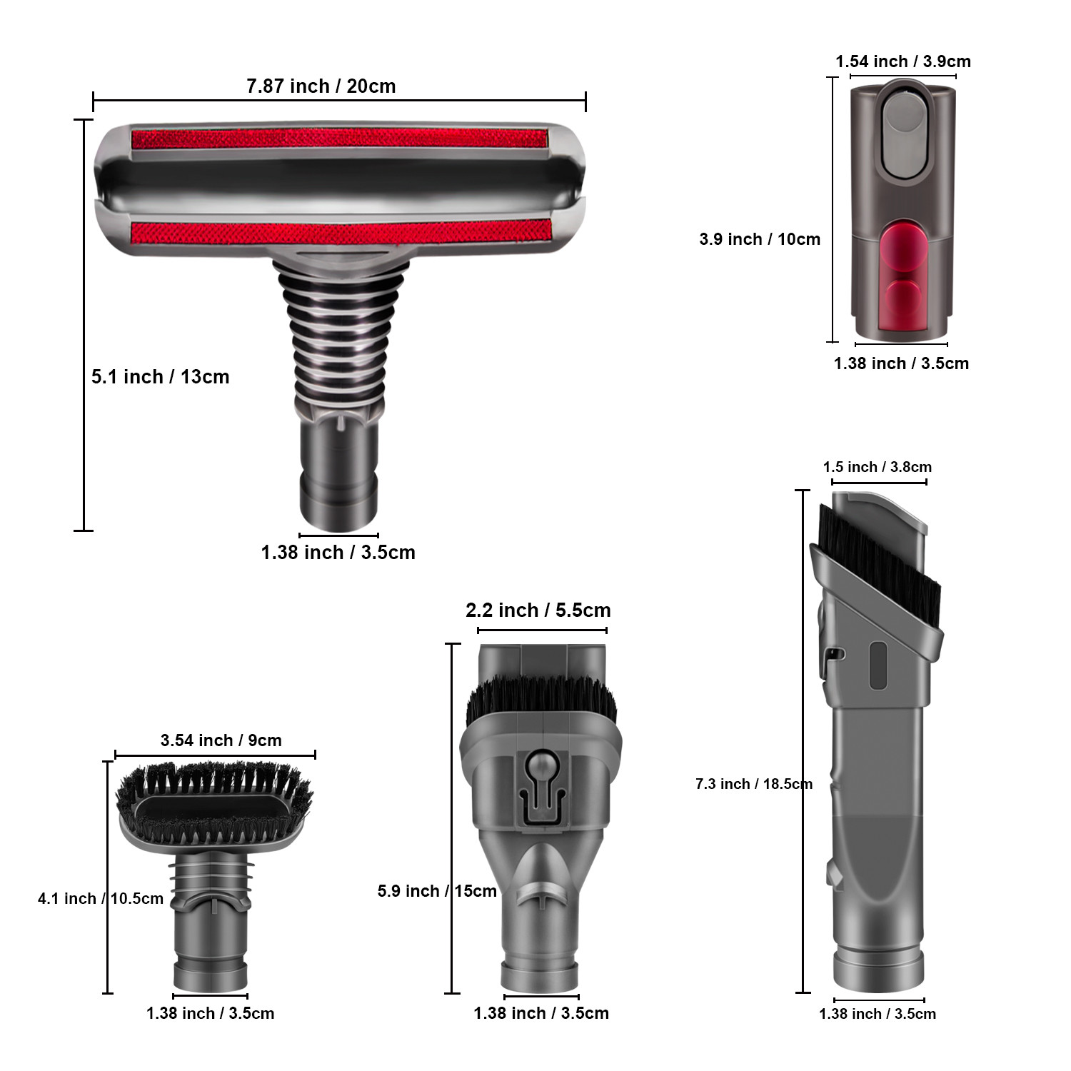 Home Cleaning Kit For Dyson Brush Tools DC35 DC50 DC34 DC25 DC33 DC41 DC26 USA gallery
