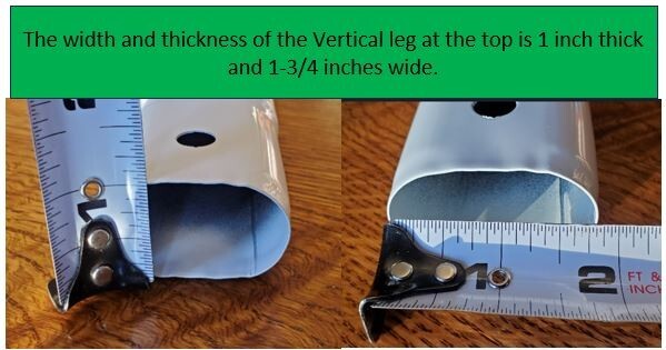 NEW Intex Prism Frame Pool Vertical Leg 12829 45.5 inches long gallery