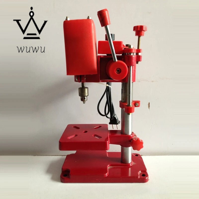 Small Bench Drill Miniature High-speed Bench Drill Mini Stepless Speed Control gallery