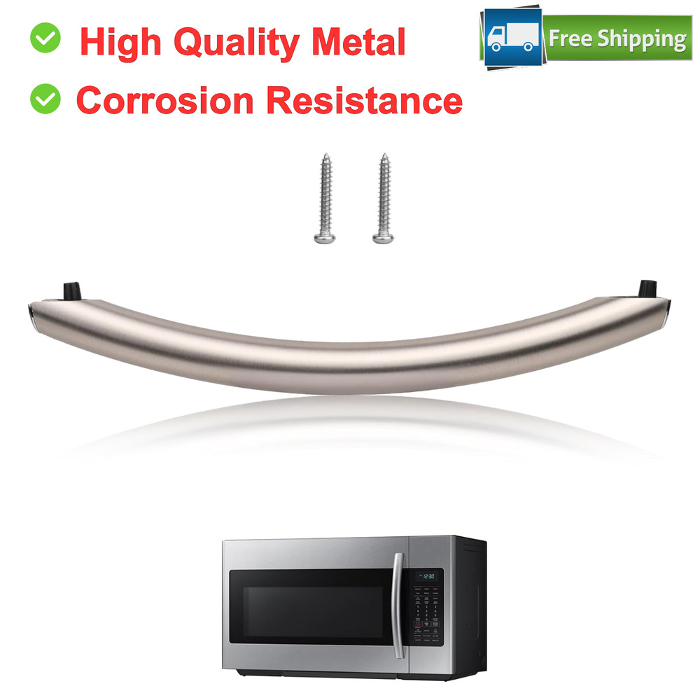 Microwave Door Handle Replacement For DE94-04313F, ME16A4021AS, With 2 Screws