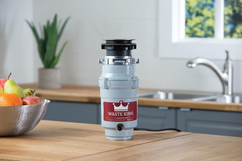 Waste King Garbage Disposal for Kitchen Sink with Power Cord Compact Food Waste gallery
