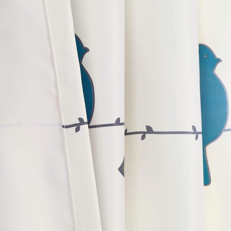 Rowley Birds Light Filtering Window Curtain Panels Pair 52 W X 84 L Multi Colo gallery