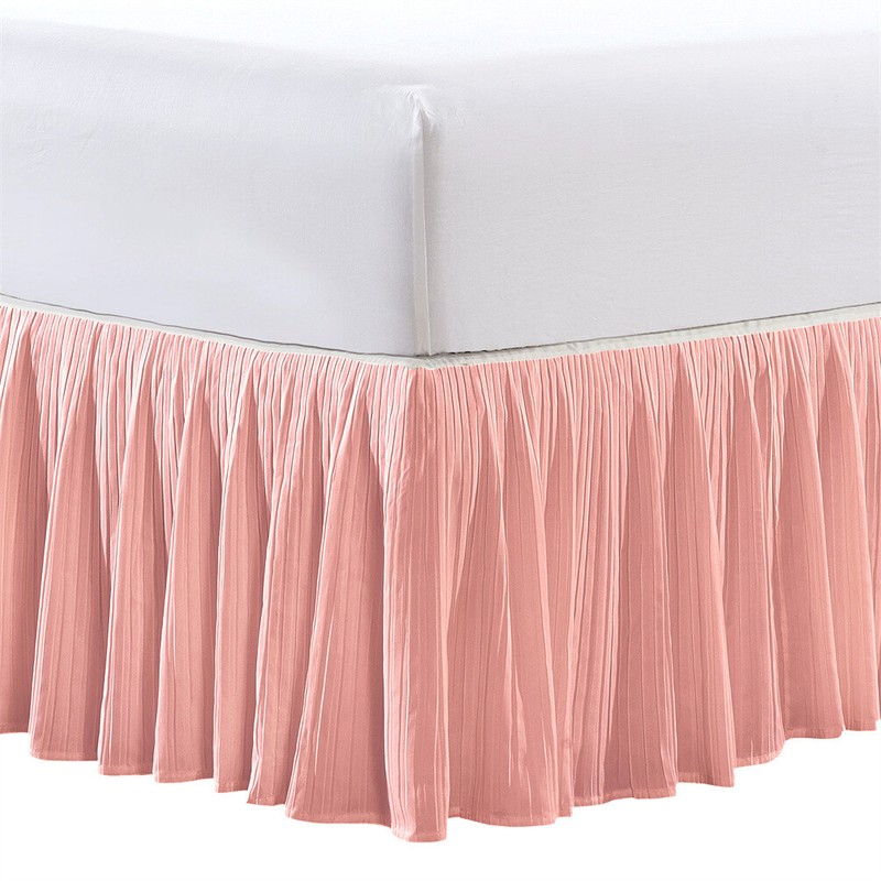 HST Super Soft Solid Brushed Microfiber 18" Pleated Bed Skirt/ Dust Ruffle gallery