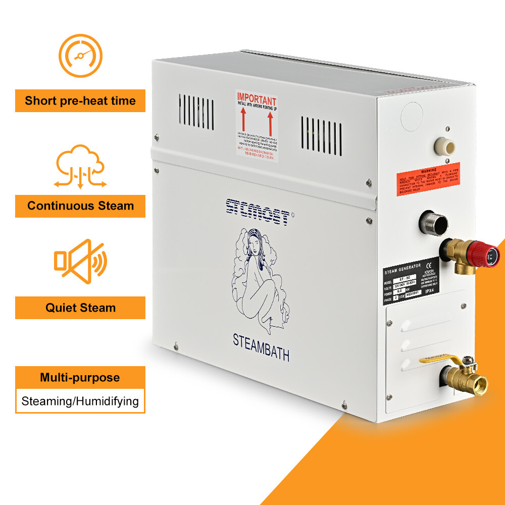 6KW Personal Steam Sauna Steam Generator w/ Controller Home SPA Detox Therapy HQ gallery