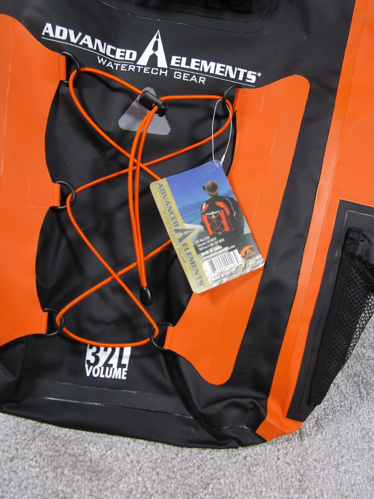 Advanced Elements Cargopack Waterproof Backpack Canoeing 32 Liters New 3