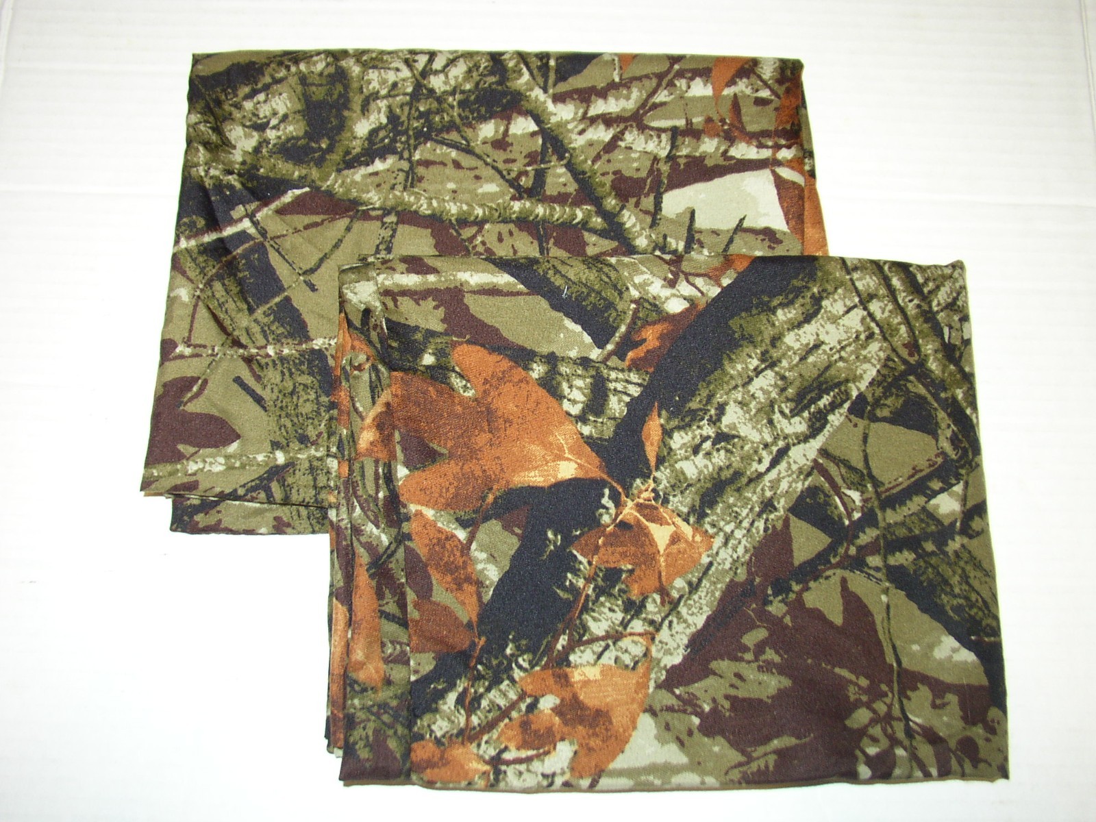 (2p) Mainstays Camo Pillowcase Set Standard Size Microfiber Ozark Camouflage EUC gallery
