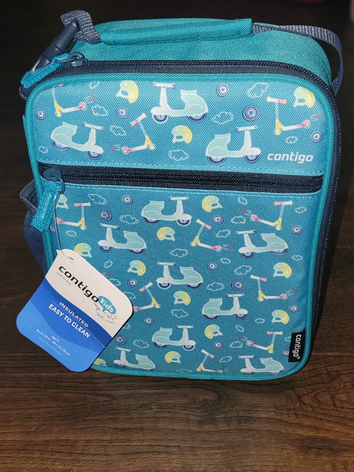 Contigo Kids Insulated Reusable Lunch Box w Antimicrobial Liner & Bottle Holder gallery