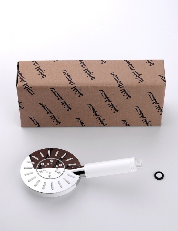 New Handheld Shower Head for replacement-Chrome & White PHS3170-01 gallery