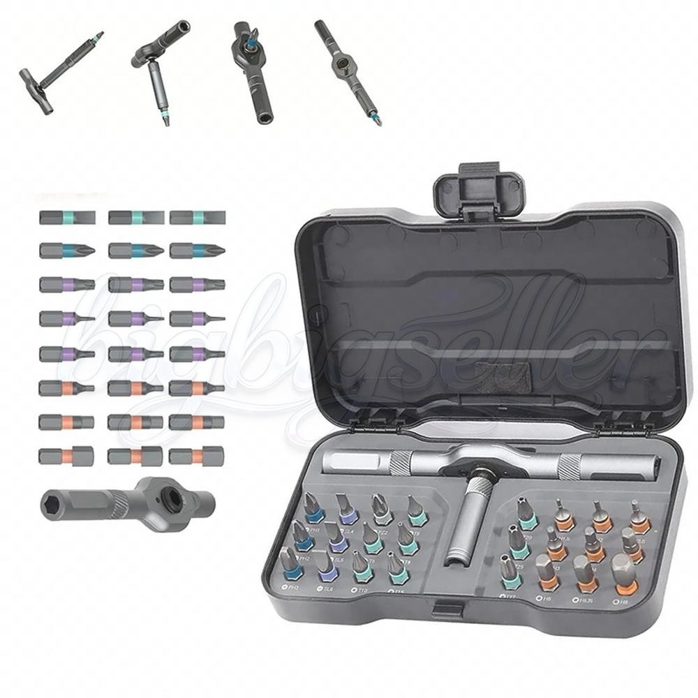 25PCS 24 in 1 Magnetic Screwdriver Head Set PC Phone Electronics Repair Tool Kit gallery