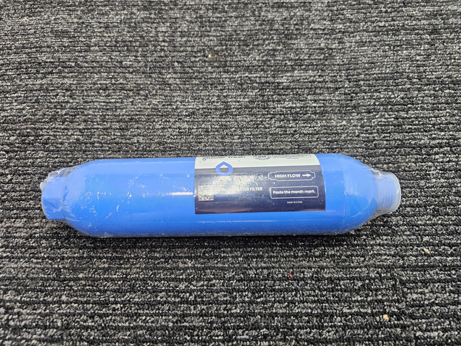 (QTY 2) Glacier Fresh RV Inline Water Filter Blue For Chlorine, Odor & Sediment gallery