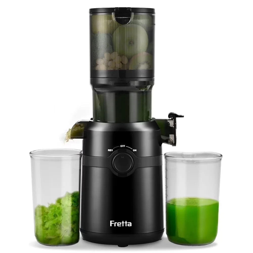 M1 Slow Masticating Juicer Machines with 4.25'' Feed Chute, Cold Press Jui gallery