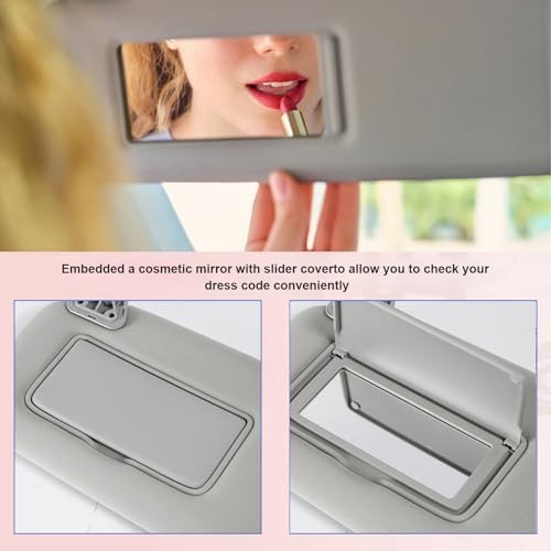 Left Driver Side Sun Visor w/o Light Compatible with Nissan Sentra W/O Light gallery