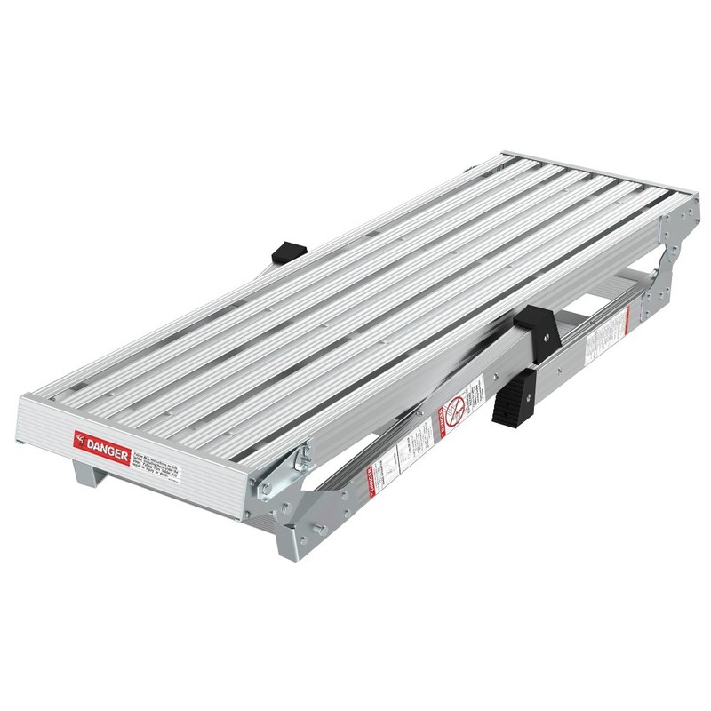 Work Platform Aluminum Portable Bench Folding Ladder ANSI Capacity 225 LBS 40" gallery