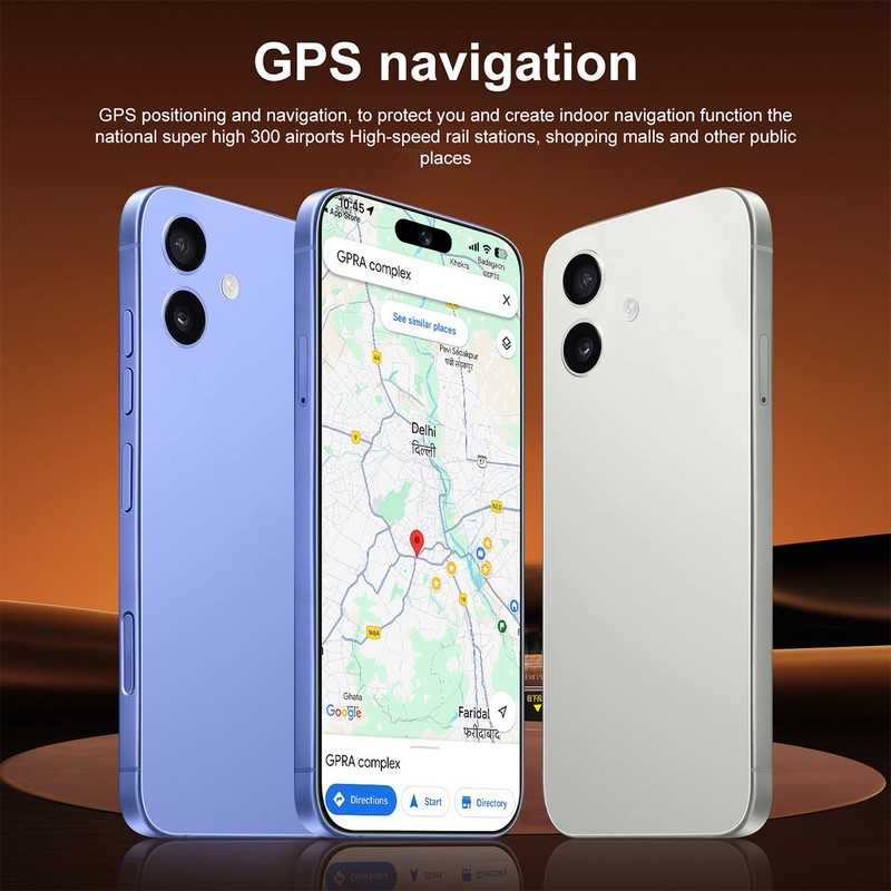 i16 Plus Factory Unlocked HD Smartphone Android 14 Dual SIM 8+256GB 8000mAh 6.8" gallery