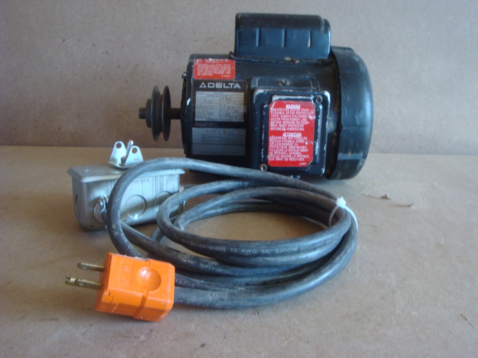 Delta #62-042 Contractor Table Saw Motor 115v/230v / 1.5HP/ 3450 RPM gallery