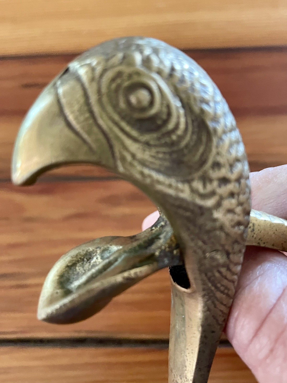 Decorative Vtg/Retro Brass Nutcracker Parrot Bird Head REALLY Cool See Pics gallery